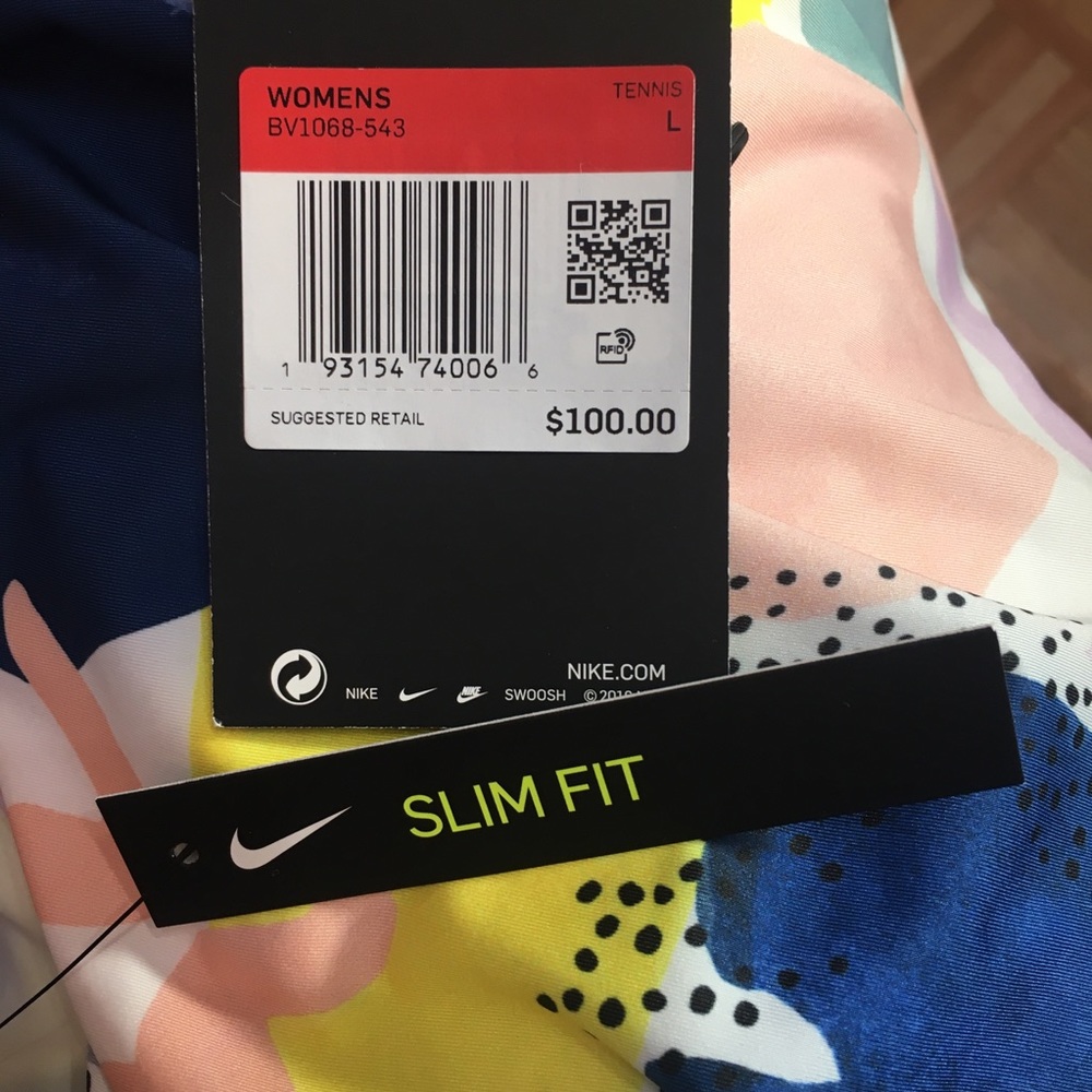 NWT Nike Lilac Mist Tennis Dress Large - Picture 6 of 9